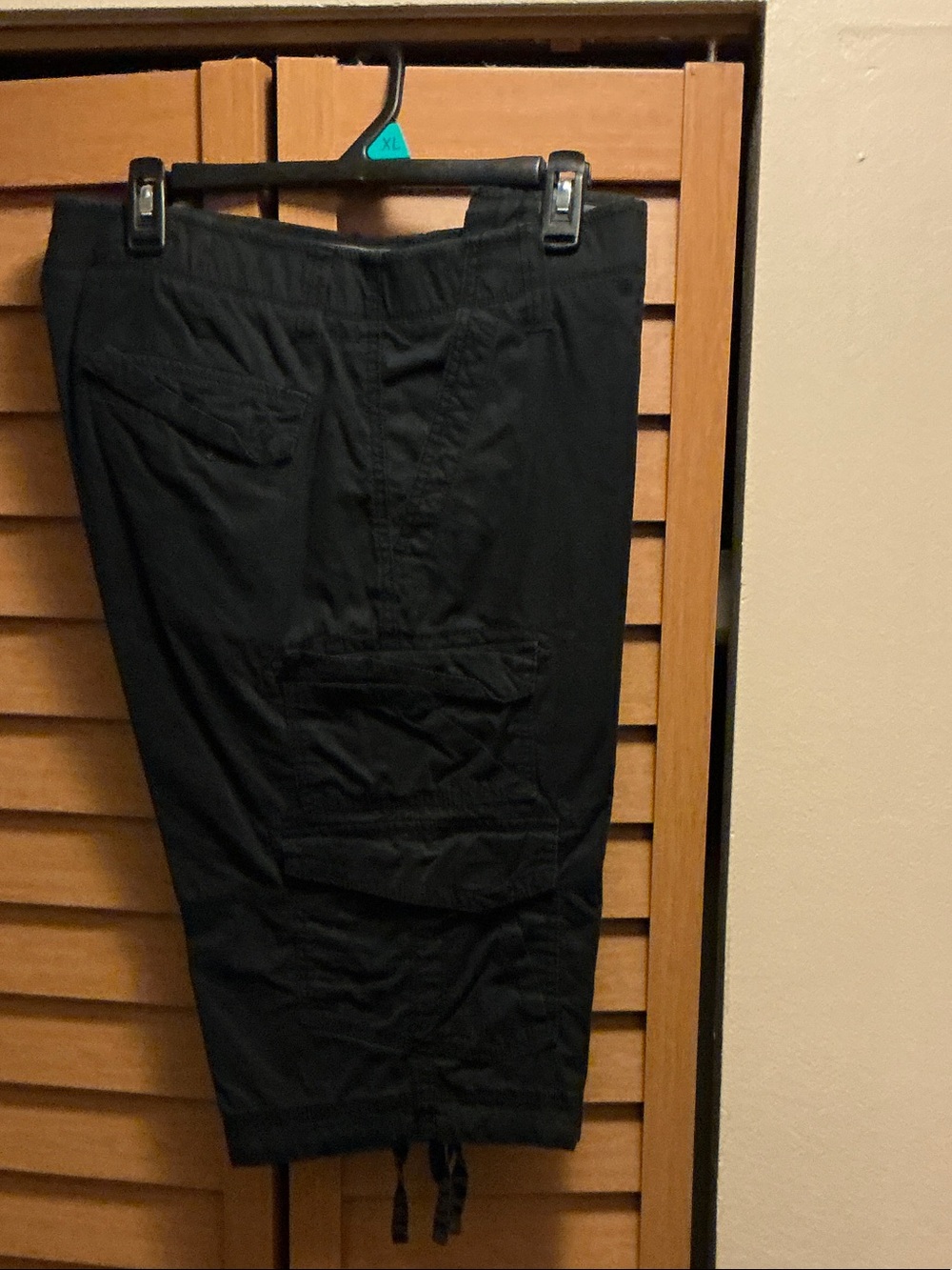 George Black Cargo Pants with Utility Pockets
